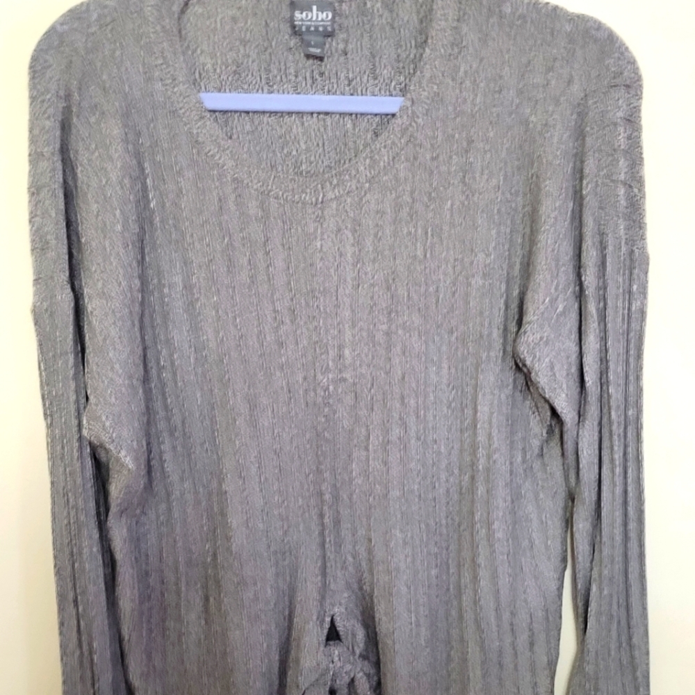 NEW YORK AND CO KNOTTED SWEATER